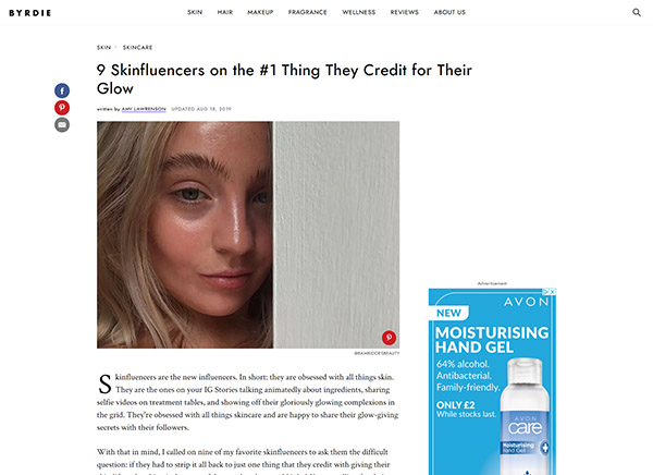 Byrdie - 9 Skinfluencers on the #1 Thing They Credit for Their Glow