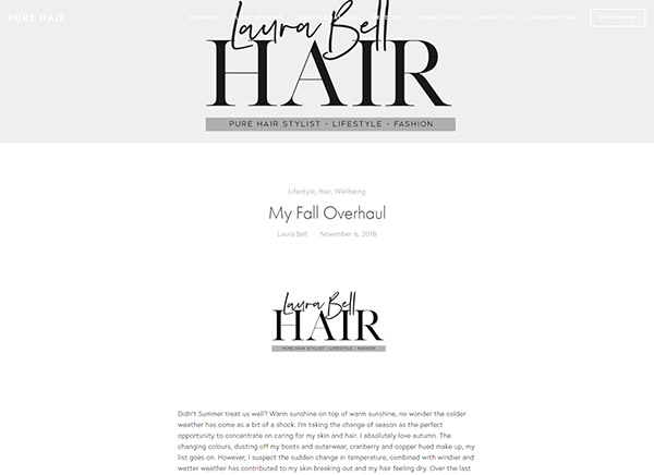 Pure Hair Salon - Laura Bell Hair Blog - My Fall Overhaul