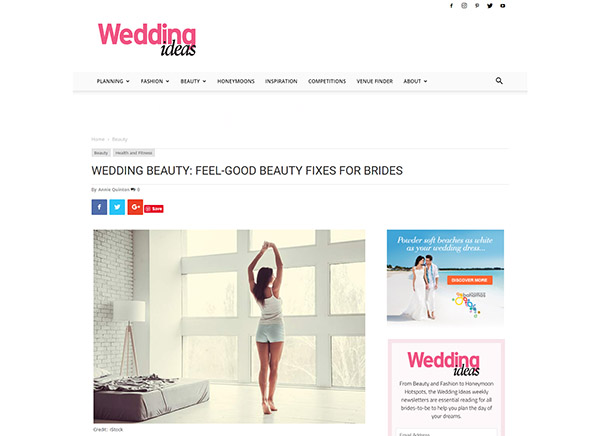 Wedding Ideas Magazine - Wedding Beauty: Feel-good Beauty Fixes For Brides